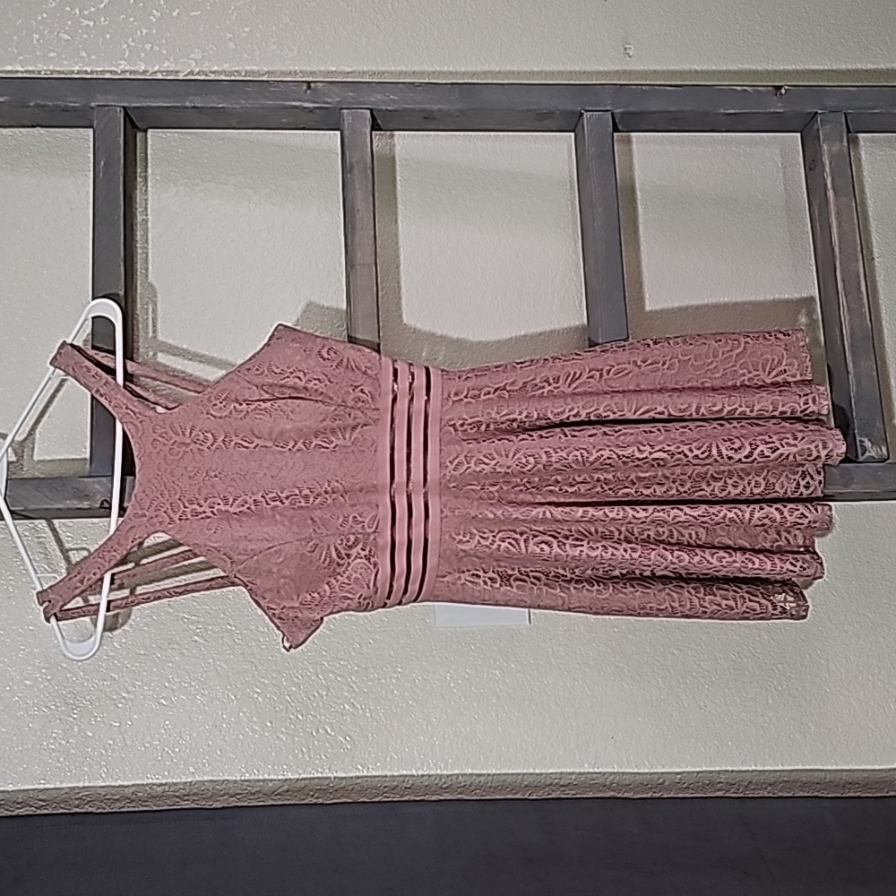 Mauve Lace Dress